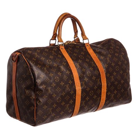 vintage Louis Vuitton keepall duffel bag